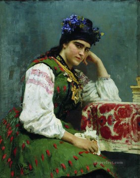  drag Pintura - Retrato de Sofía Dragomirova 1889 Ilya Repin